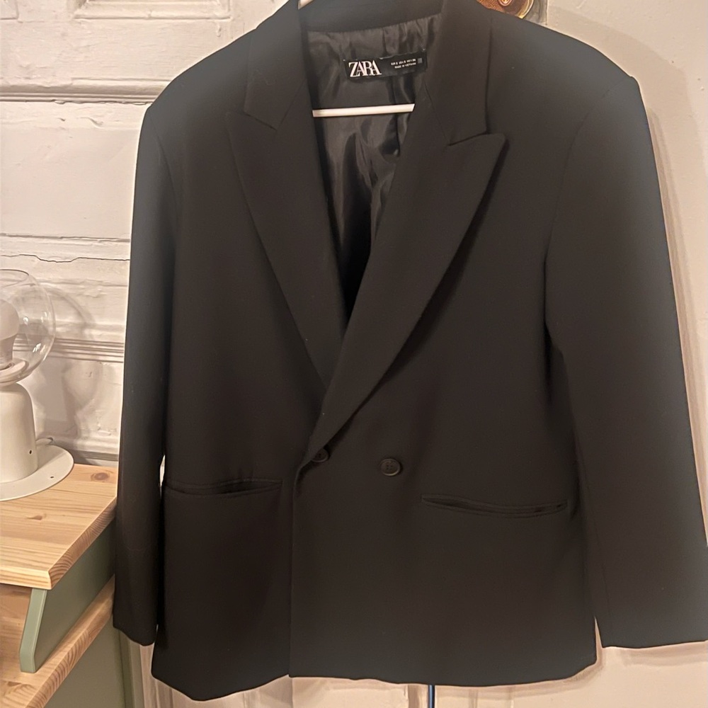 Zara Black Oversized Blazer